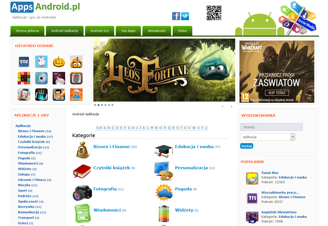 Aplikacje i gry na system Android